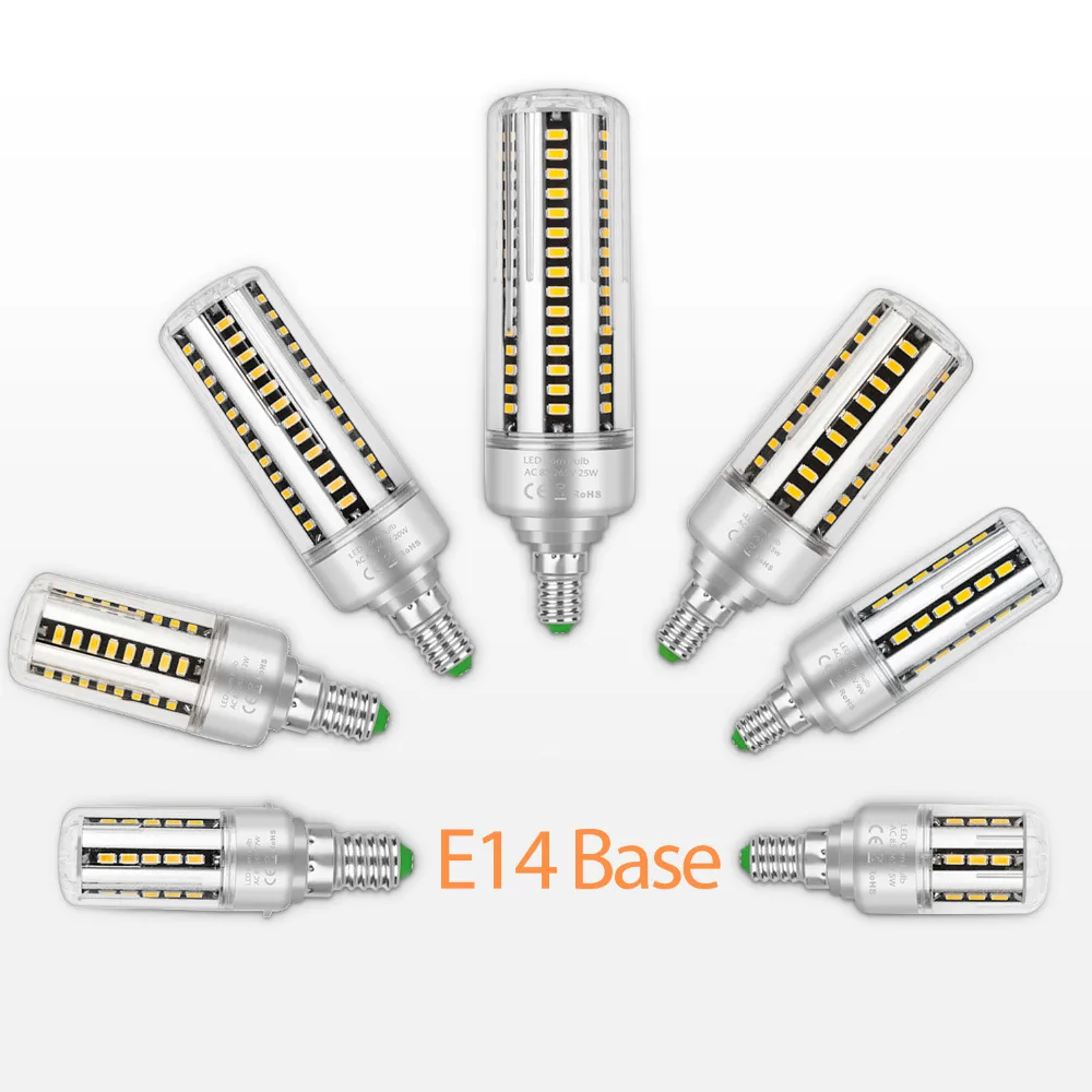 

Lamparas Led Light Bulb E27 Led 220V Corn Lamp E14 No Flicker 5W 7W 9W 12W 15W 20W 25W Led Bulbs High Power Bombillas SMD 5736