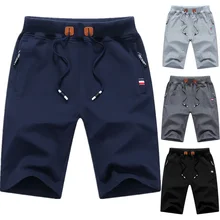 С бесплатным подарком, хлопковые шорты, мужские летние шорты, повседневные шорты, мужские свободные новые брендовые пляжные шорты, крутые одноцветные брюки 570