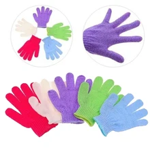 Хорошие 1 шт. перчатки для душа и ванной отшелушивающая моющая кожа спа массаж тела скруббер Очиститель Ванна перчатки