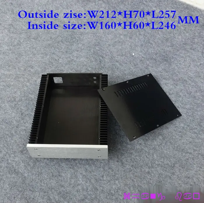  2806 mini Full aluminum Power amplifier chassis DAC decoding chassis AMP case Enclosure headphone amp case PSU Box DIY