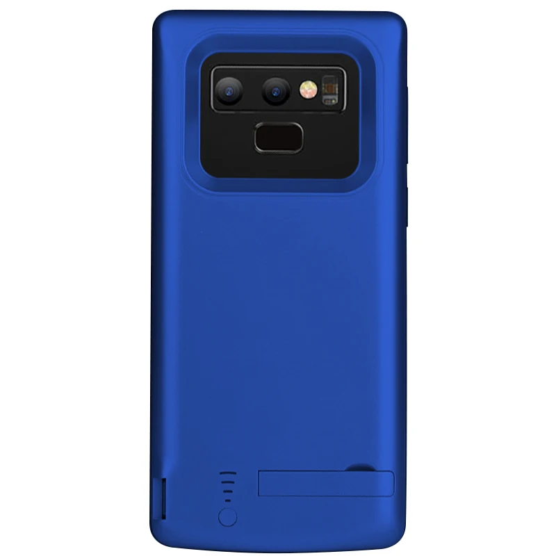 Для Note 9, 6500 мА/ч, чехол-аккумулятор для телефона, внешний аккумулятор, чехол для samsung Galaxy Note 9, запасное зарядное устройство, чехол для Galaxy Note 9 - Цвет: Синий