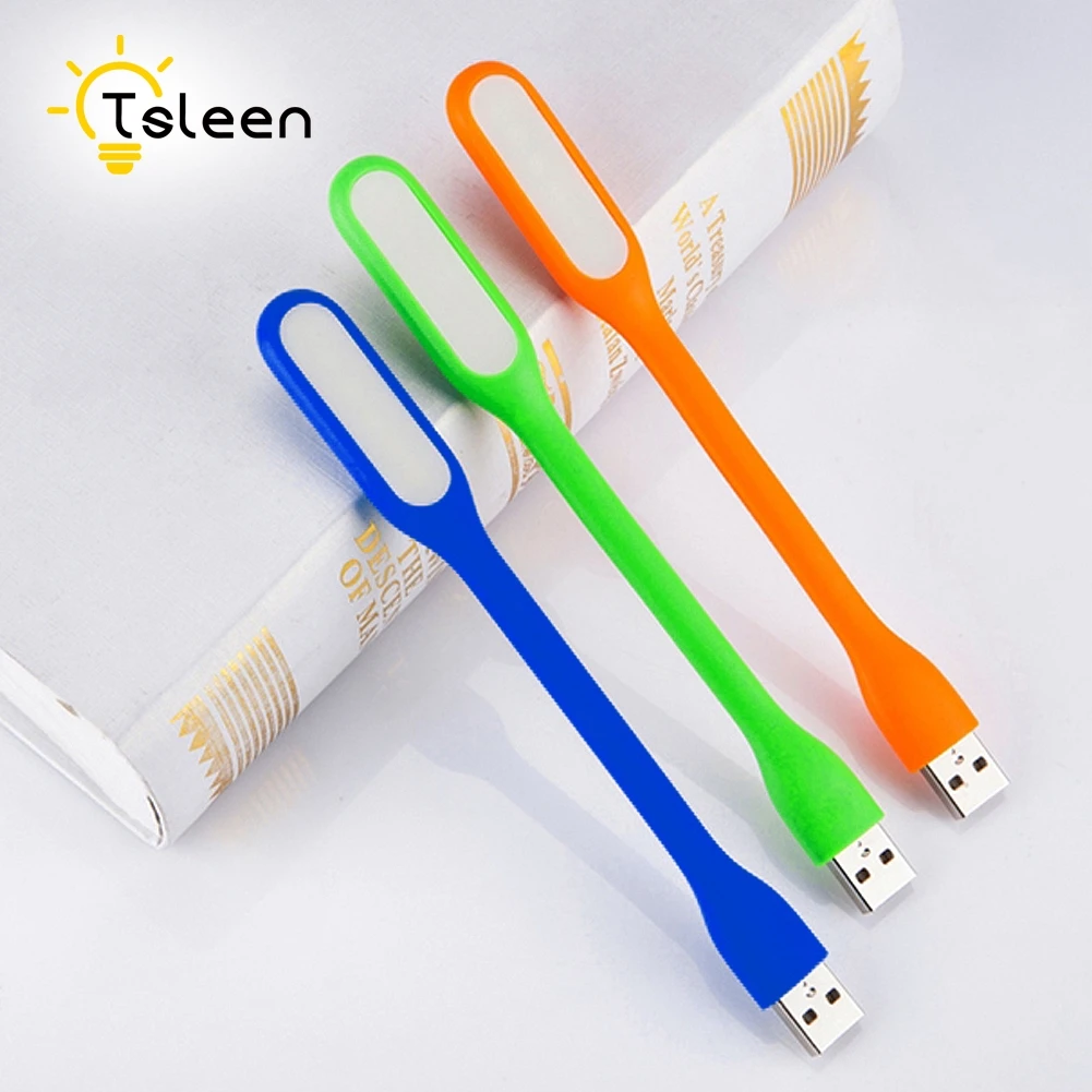 

TSLEEN 8PCS Mini USB LED Light Lamp USB Flexible Portable Summer Gadget For Power Bank Notebook PC Laptop Computer