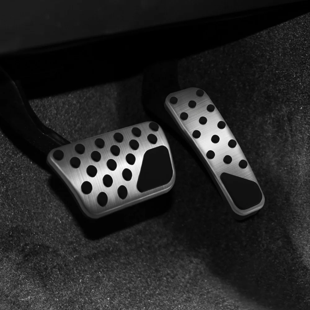 Car Accelerator Gas Pedal Brake Footrest Plate Cover AT For Dodge Challenger Charger Chrysler 300 2009-2019 | Автомобили и