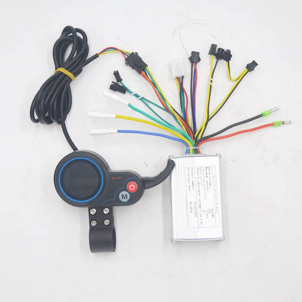 

36V 48V 250W 350W electric bike scooter controller with throttle LCD display speed for BLDC motor/scooter/e bike