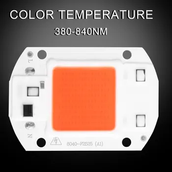 

Full Spectrum COB LED Plant Grow Light DIY Chip 380nm-840nm for Indoor 30W