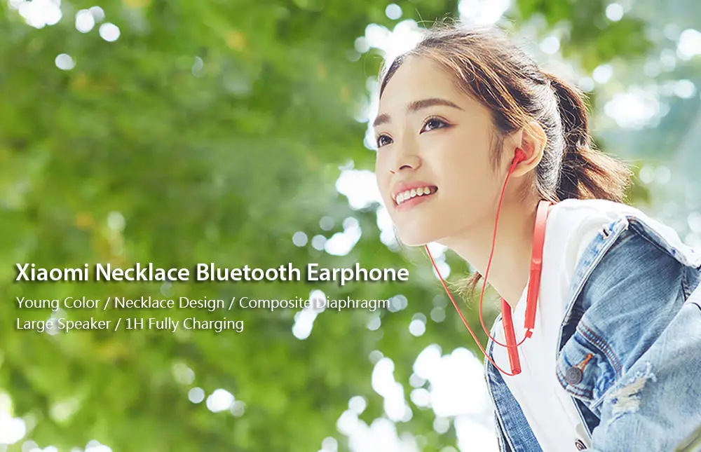 xiaomi necklace bluetooth earphone