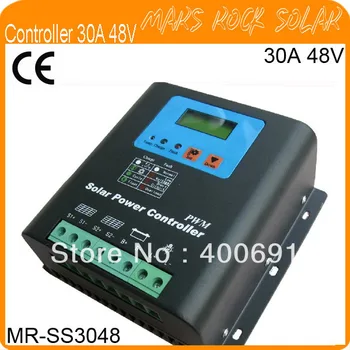 

30A 48V PWM Solar Controller with Metal Shell, LED Liquid Crystal Display,Temperature Compensate,Workable for Home System &Light