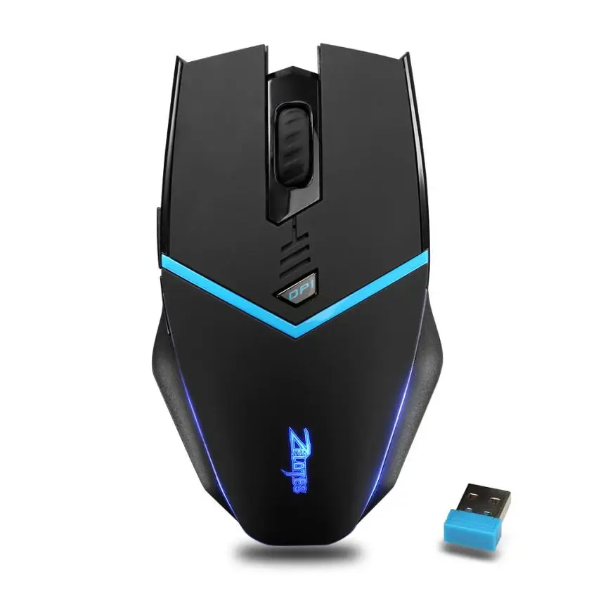 

ZELOTES F12 Wireless Mouse with Nano Receiver, 2.4G Portable Mobile Gaming Mouse 18May21 Drop Ship F