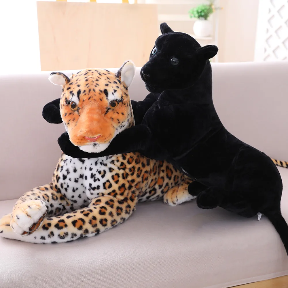TAGLN Simulation Kids Children Toy Cuddly Plush Stuffed Soft Animal Panther 17in 