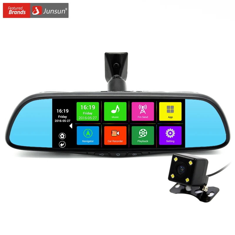 Prix pour Junsun 7 pouce spécial voiture dvr caméra miroir android 4.4 gps navigation Bluetooth 16G Double Objectif FHD 1080 p Enregistreur Vidéo Dash Cam Prix pour Junsun 7 pouce spécial voiture dvr caméra miroir android 4.4 gps navigation Bluetooth 16G Double Objectif FHD 1080 p Enregistreur Vidéo Dash Cam