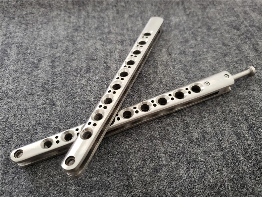 Theone Plus бабочка в ножах Balisong инструмент, ЧПУ Finsh ручка Репликант нож для BM42 BM46 BM47 BM49