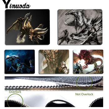 

Yinuoda High Quality Monster Hunter Computer Gaming Mousemats Size for 18x22cm 25x29cm Small Mousepad