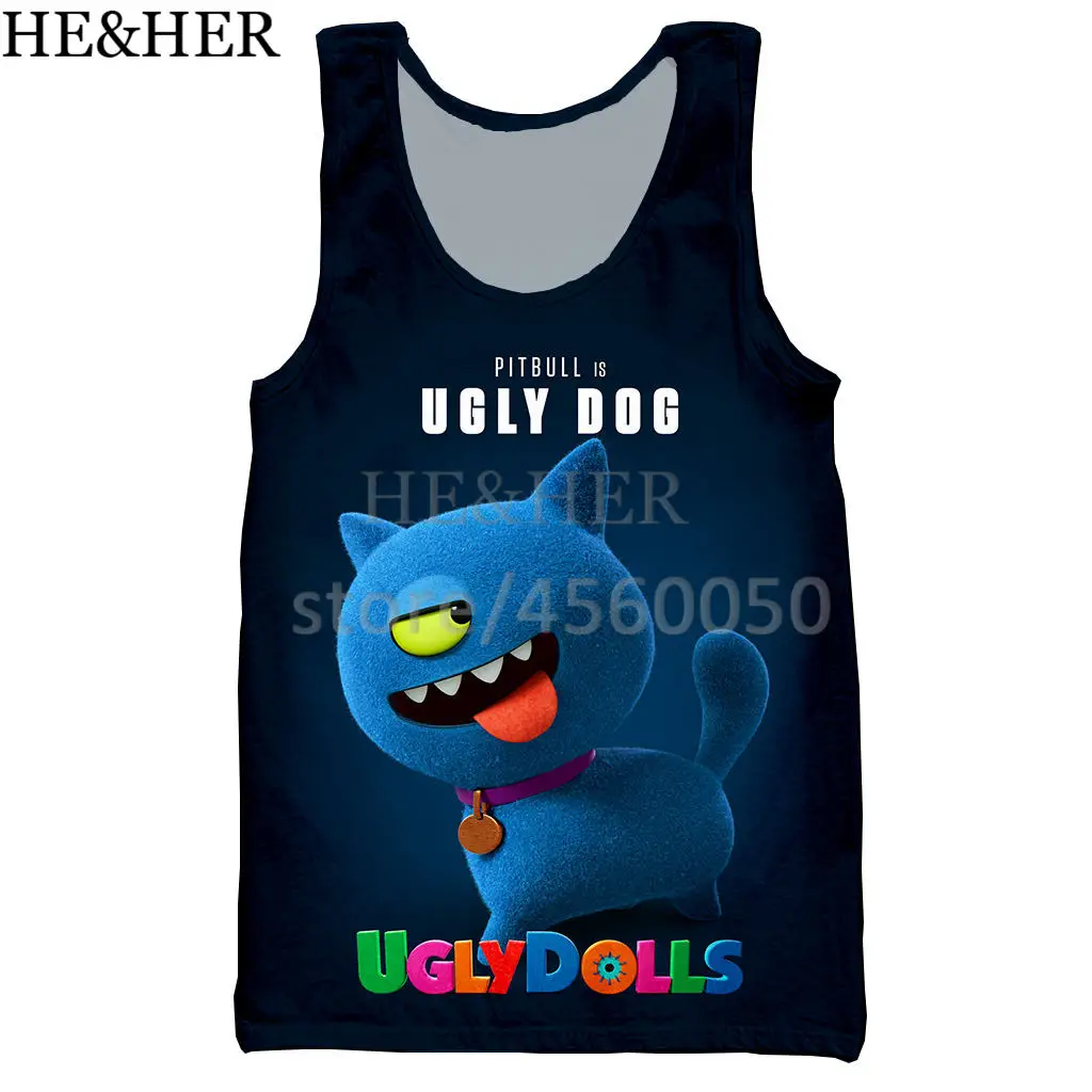UglyDolls фильм 3D Печатный Топ на бретелях для мужчин модный крутой летний топ на бретелях для работы Мужские Женские топы на бретельках - Цвет: 05