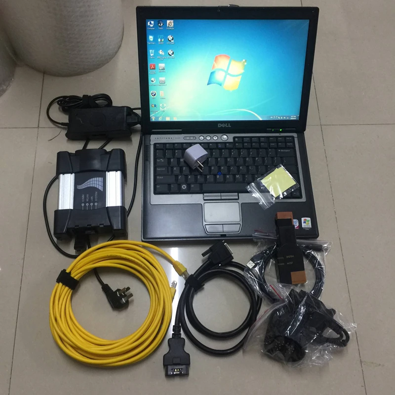 high quality For BMW ICOM Next With Laptop+Rheingold Software 500gb hdd+d630 Laptop 4g for bmw icom next A B C ready use