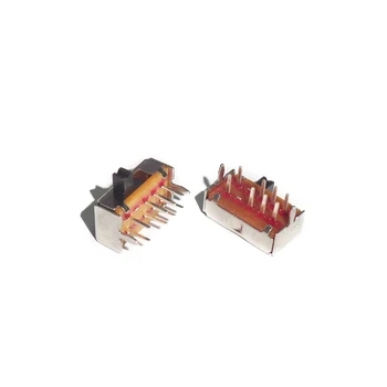 

150pcs Toggle Switches SK23D07 lateral legs toggle switch with stand 8 Pin 3 gear handle height 4MM for Mosquito swatter