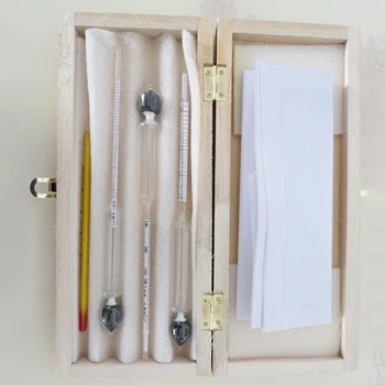 

3pcs/Set Alcoholmeter Alcohol Meter wine Concentration Meter Alcohol Instrument Hydrometer Tester