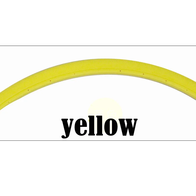 Никогда не плоские велосипедные шины 700C x 23C с фиксированной передачей твердые шины без надувания твердые шины для шоссейного велосипеда 11 цветов велосипедные шины 1 шт - Цвет: Цвет: желтый