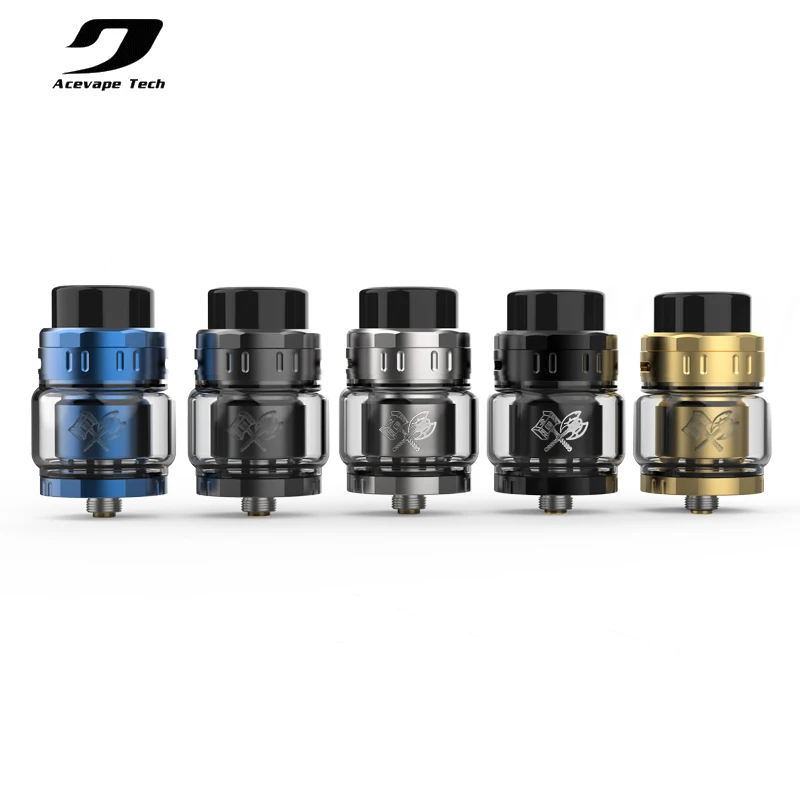

Original Acevape tech MK RTA Tank 5ml Capacity 25mm Single/Dual Coil Atomizer Top Filling Building E-cig Vape Tank Vaporizer