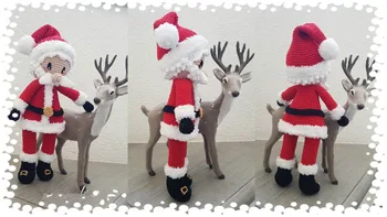 

crochet toys amigurumi doll Santa Claus model number LS0026