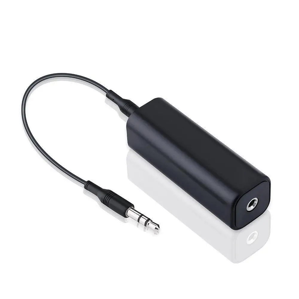 

EastVita 3.5mm Audio Cable Ground Loop 3.5mm Audio Isolator Noise Filter Cable For Car Stereo Speaker