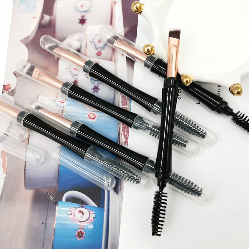 Двухсторонняя угловая кисть для бровей BBL Pro 1 шт. и Spoolie Brush формирования