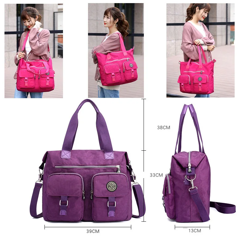 Ombro de Nylon Bolsa de Fraldas do Bebê Bolsas de Carrinho de Enfermagem Viagem ao ar Mochila para a Mãe Grande Capacidade Bolsa Impermeável Múmia Mãe Livre 3 Cheap Bolsas para fraldas