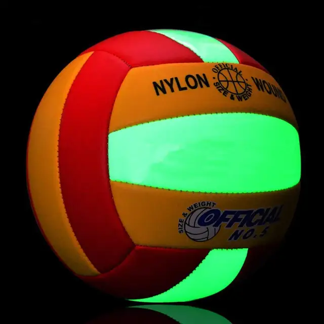 5 Luminous Beach Volleyball Volley Ball Glow upNight Light Game Train