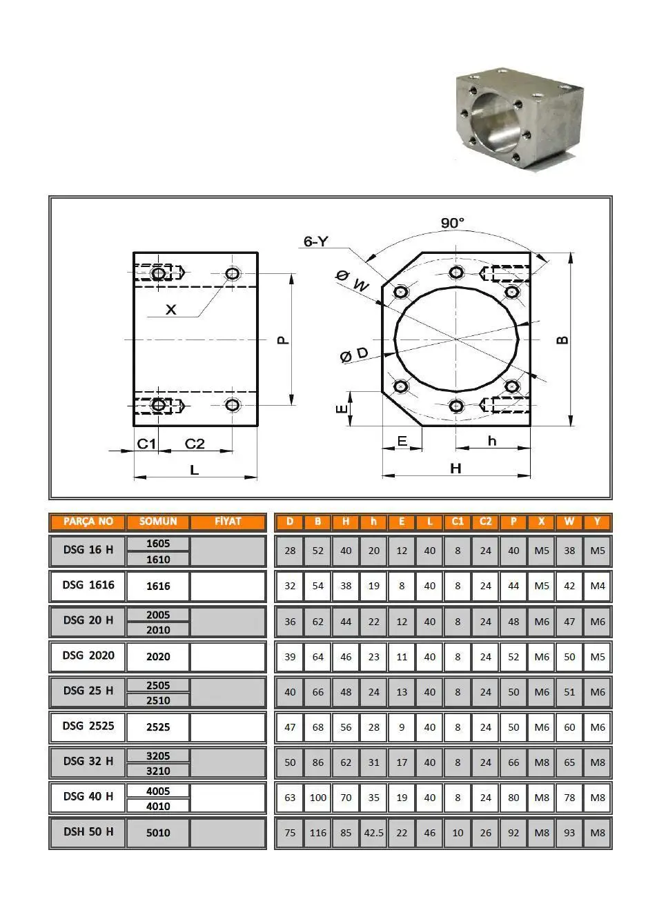 3 pcsDSG16H/гайка Корпус кронштейн держатель для SFU1604 SFU1605 SFU1610 алюминиевый сплав Материал для 1605 шариковый винт