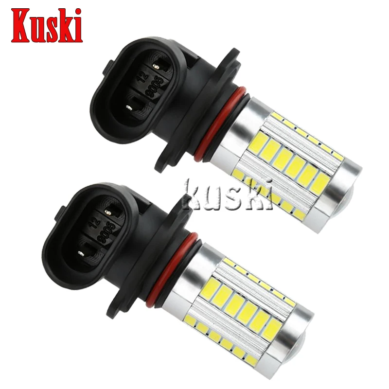 2X White High Power 33 LED 9005 HB3 SMD5630 Daylight Car LED Fog
