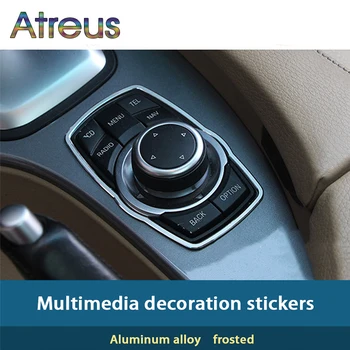 

Atreus For bmw e60 Aluminum Alloy Interior Central Control Gear Shift Panel Decoration Cover Trim 2008-2010 5 series accessories