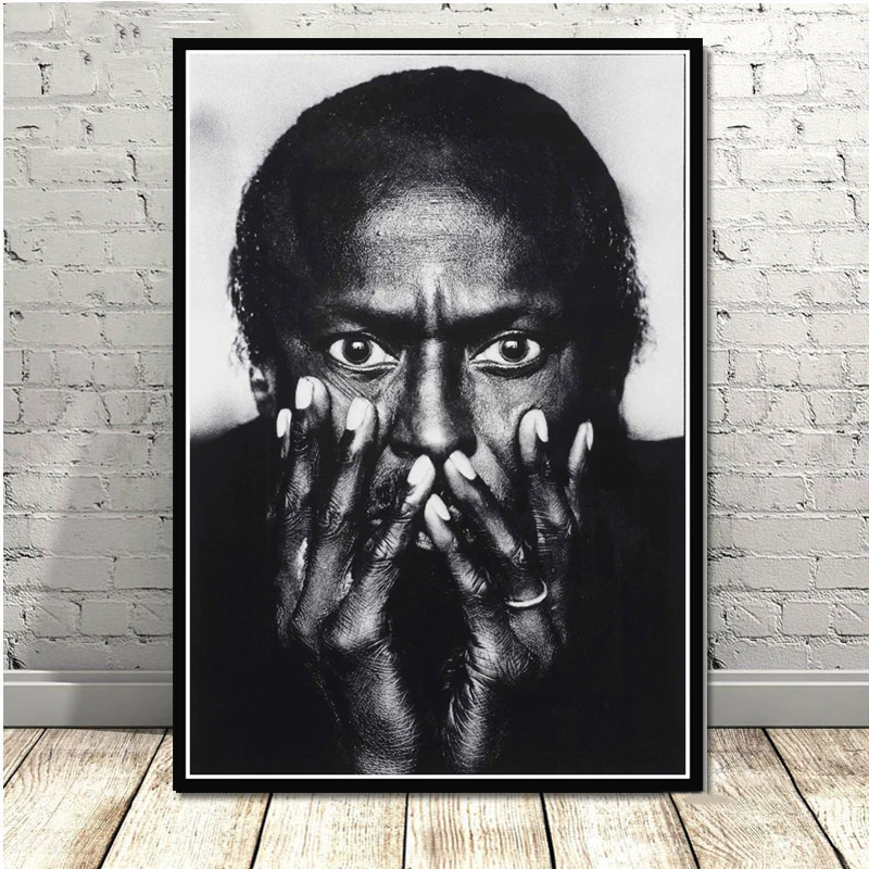 Posters and Prints Miles Davis Poster Kind Of Blue Jazz Music Album Poster Wall Art Picture Canvas Painting for Room Home Decor - Цвет: 0005