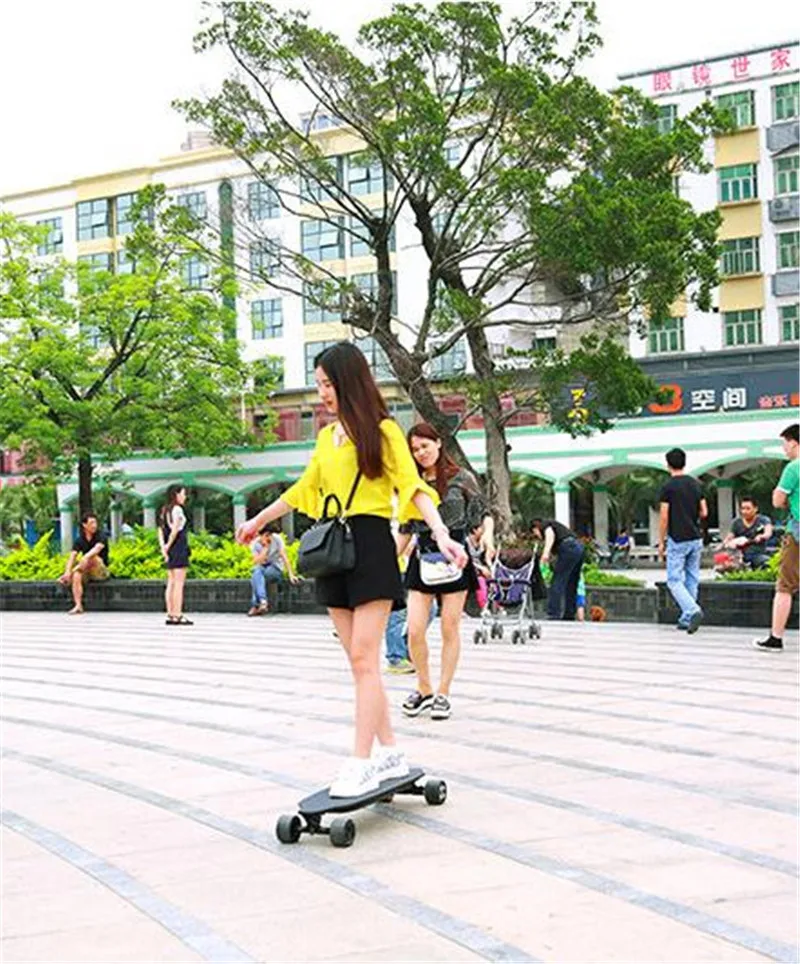 Cheap Daibot Electric Scooter For Adults 4 Wheel Electric Scooters 40KM/H Dual Hub Motor Remote Longboard Electric Skateboard 5