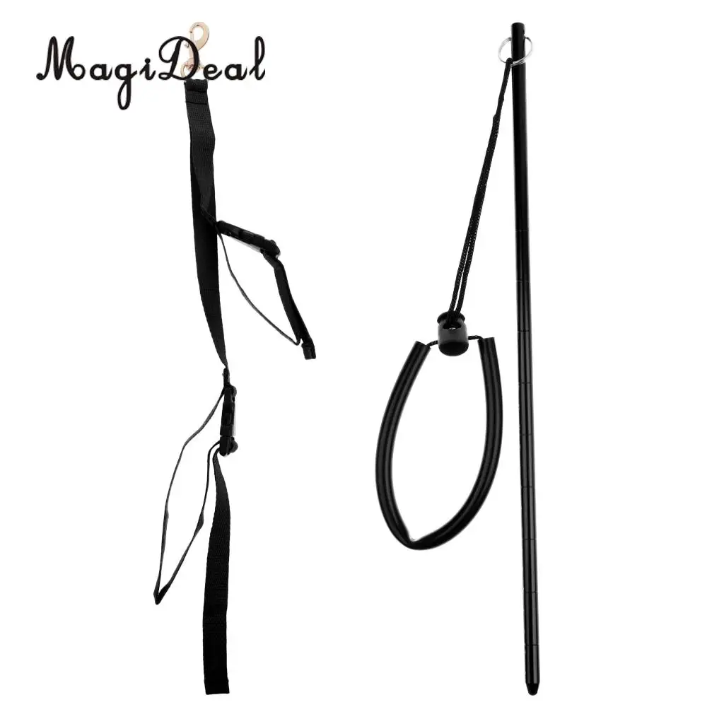 MagiDeal Heavy Duty Scuba Diving Snorkel Fin Mask Holder Keeper Strap + Lobster Stick Pointer Noise Maker