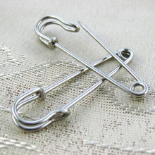 Фотография 30 Brooch Silver pin brooch DIY Jewelry Findings Parts Accessories