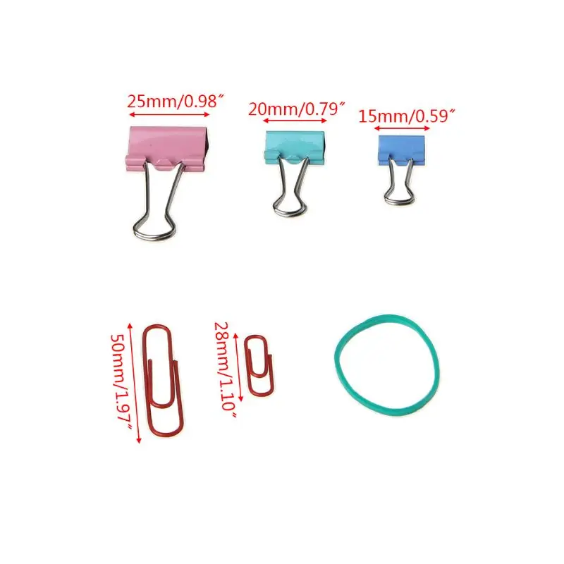 240 шт. 28 мм 50 мм Скрепка для бумаг 20 25 зажим эластичная лента чехол для хранения серебро Фото Клип Закладка Сделай Сам Декор ручной работы