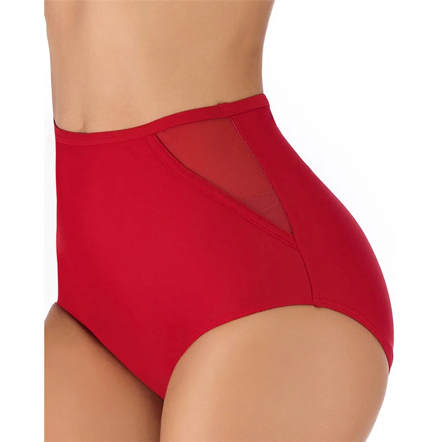 2019 women's sexy beach shorts high waist beach stretch shorts bikini ming shorts for lady quick dry swimming shorts female 40J8 (7)