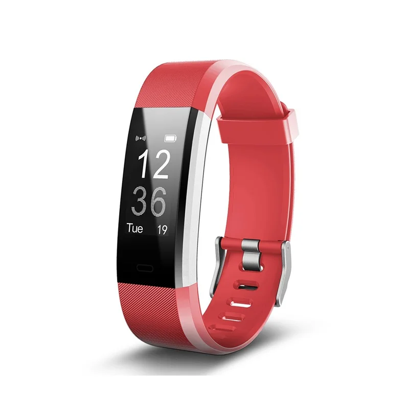 

Heart Rate Fitness Wristband Wristwatch Call Reminder Pedometer Sport Watches USB Direct Charger in-built Smart Bracelet Watch