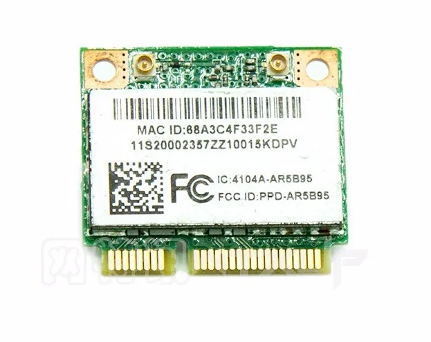 Atheros AR5B95 ATH-AR5B95 802.11B/G/N 150 Мбит/с Половина мини PCI-E WiFi беспроводная карта для IBM