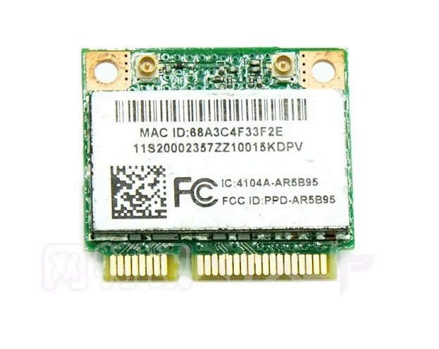 For Lenovo Atheros AR5B95 B/G/N Wireless Wifi LAN Half Mini PCI-E Card 150Mbps 
