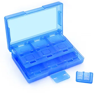 

New Arrivals Durable ABS Game Card Storage Protective Hard Case Box For Nintendo Switch 24-in-1 with 2 Micro SD Cards Holder