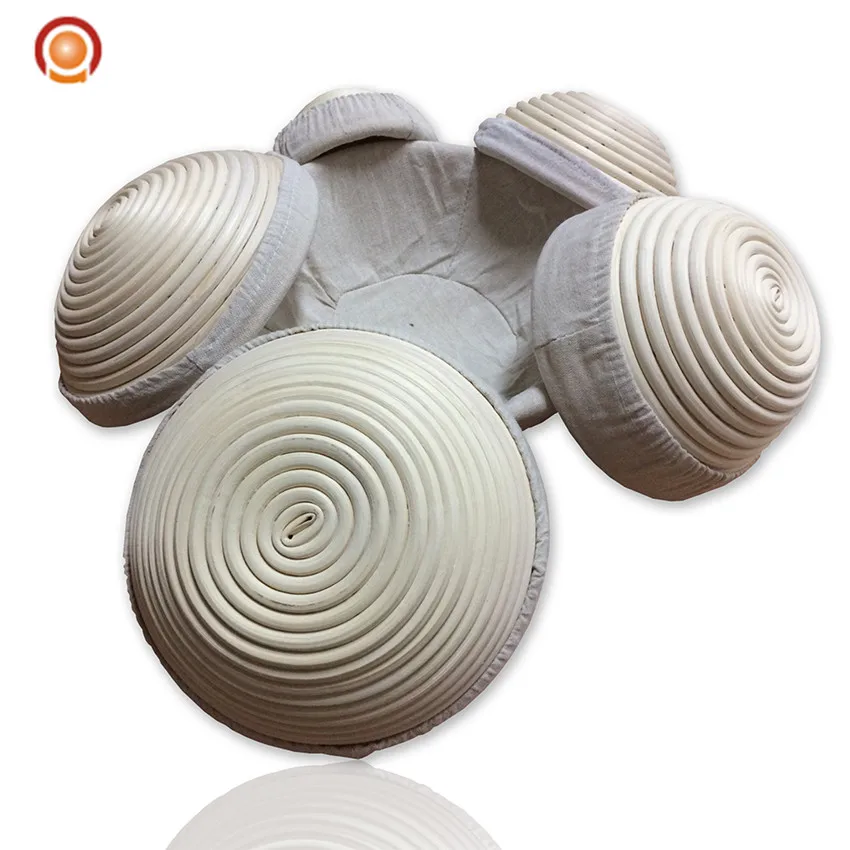 Bread Breakers Round Banneton Proofing Basket French Style Artisan Bread Bakery Basket Free liner