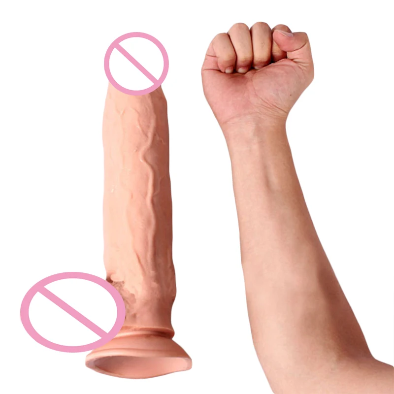 7 / 8 / 10 12 inches Dildo Rubber Penis Women Artificial Giant Long Suction Cup Anal Dildo Fake Penis Dick