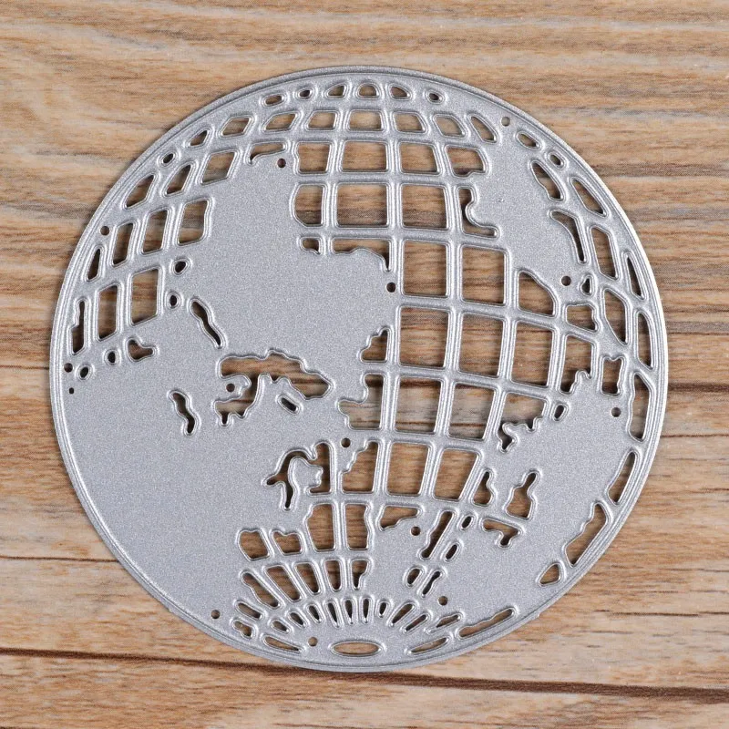 

Globe Metal DIY Cutting Dies Stencil Scrapbook Album Paper Card Embossing Craft Cute
