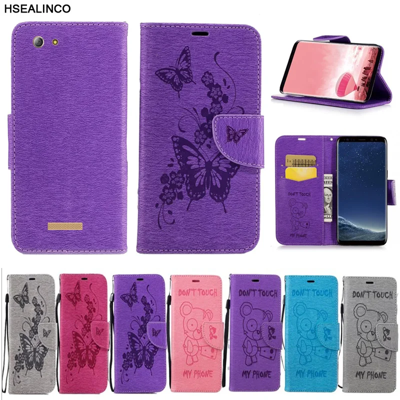 

For Highscreen Bay Case High Quality PU Leather Magnetic Embossing Wallet Flip Cover Case For Highscreen Bay With Lanyard