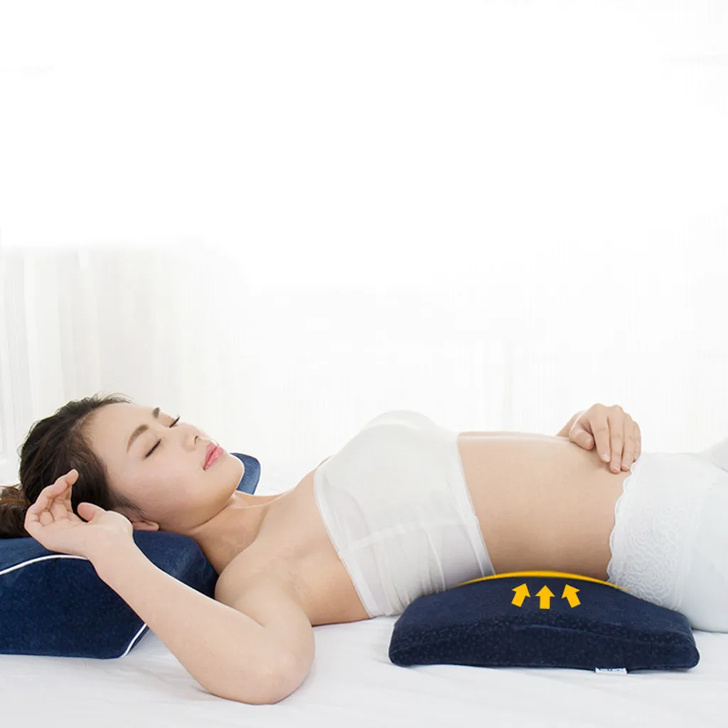 

Memory Foam Pillow Sleeping Lumbar Waist Support Knee Wedge Bed Cushion Pad Support Leg Elevation Sciatica Hip Joint Pain Relief