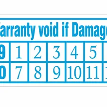 30000 шт./лот 2x1 см Гарантия уплотнение этикетка наклейка силы при каких-либо повреждений, с годами и месяцами, 2x1 см, артикул. V14