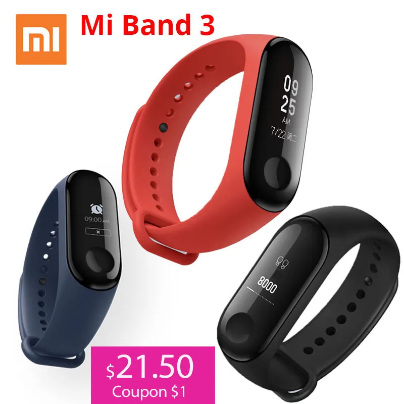 xiaomi mi band 3 smart wristband fitness tracker