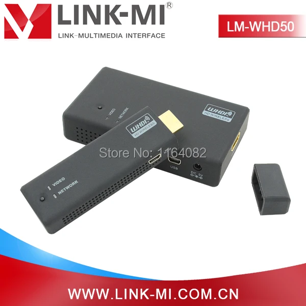 

LINK-MI LM-WHD50 50m WHDI Wireless HDMI Video Audio Transmitter Receiver System