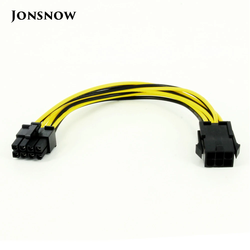 Удлинительный кабель переходник для CPU и видеокарты 8 Pin Male 6 Female Molex IDE Express PCI E