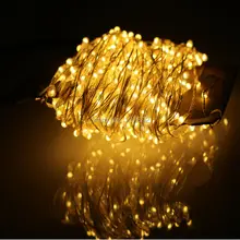 24 м 480 светодиодный s открытый светодиодный струнный свет теплый белый серебристый провод Рождественская Звездная Фея огни+ адаптер питания(ЕС/США/Великобритания/AU Plug